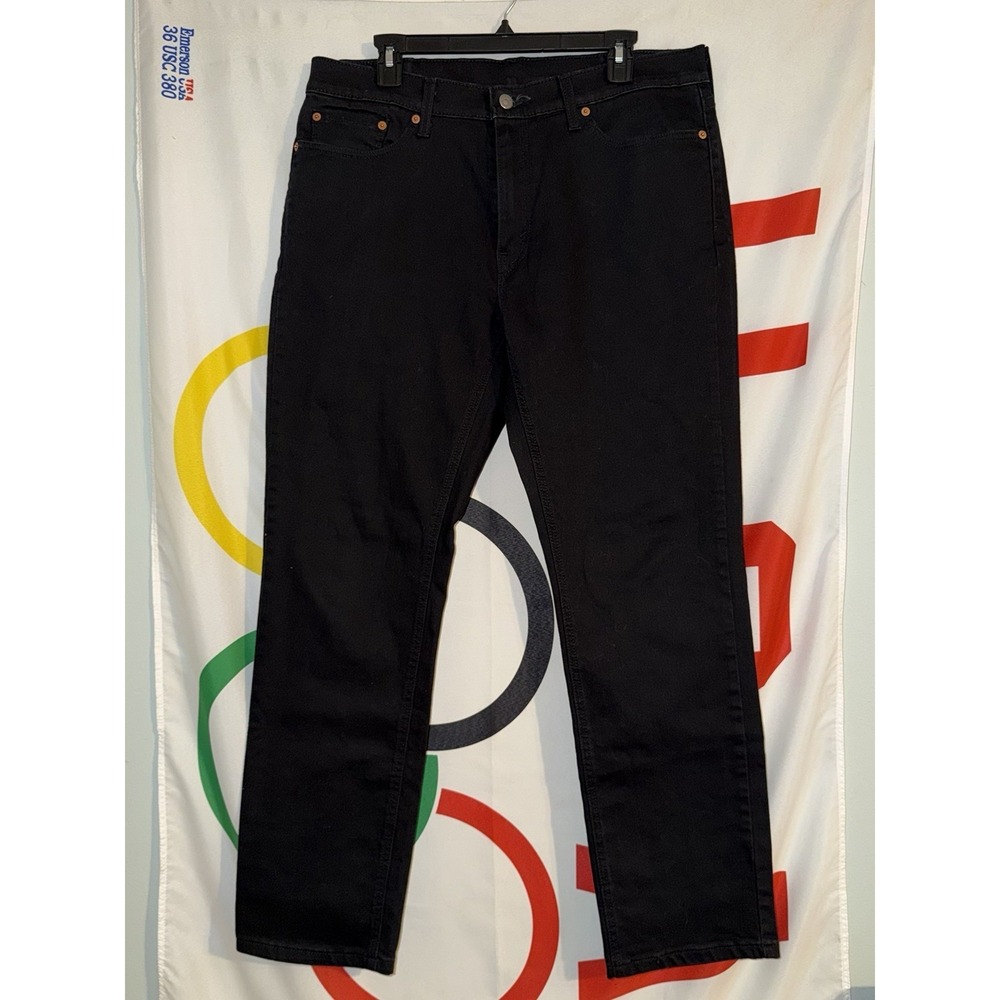 Levi's 541 Jeans Mens 33x32 Black Denim Straight